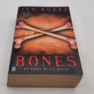 Jan Burke Bones Paperback First Signet Printing Irene Kelly Novel Good